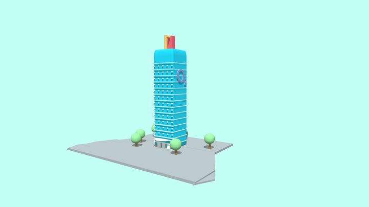 O2 Tower 3D Model