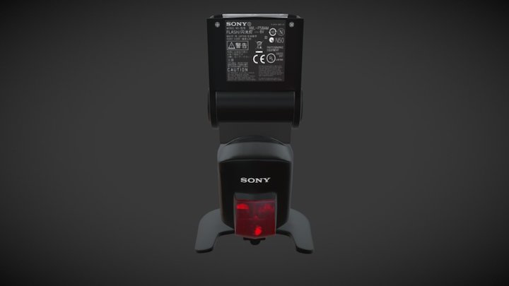SONY FLASH 3D Model