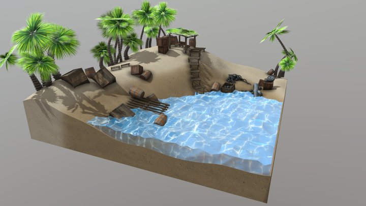 My Island 3D Model