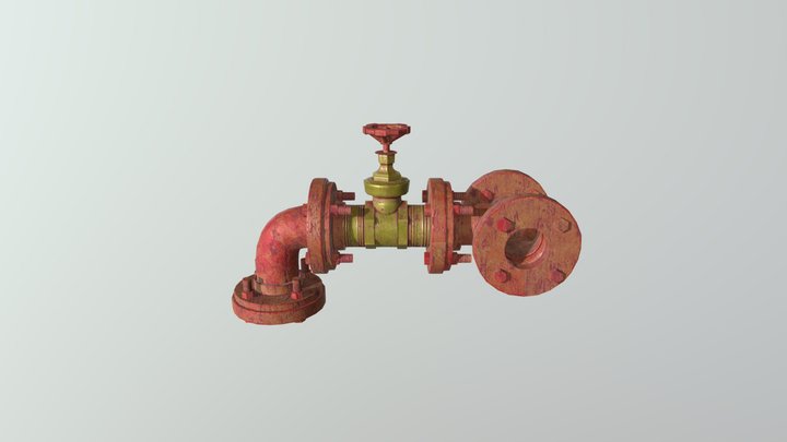 Full Sail ACG Portfolio Pipes 3D Model