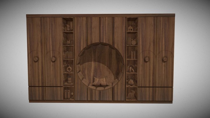 Furniture Composition 3D Model