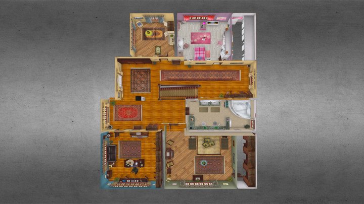 Apartment floor plan 1