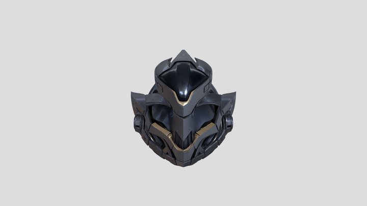 Sci-fi Helmet Futuristic 3D Model