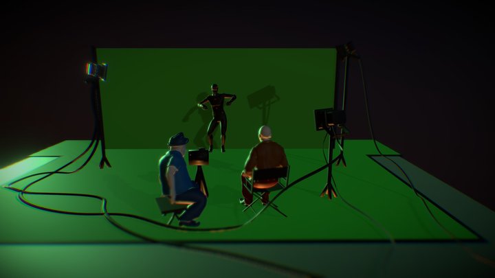 Film Crew 3D Model
