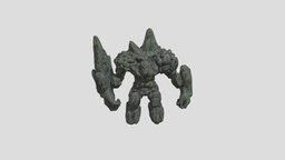 Monstruo rocoso Behemoth del juego evolve - Buy Royalty Free 3D model ...