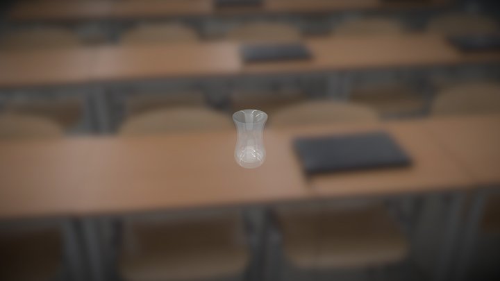 Turkish Tea Glass 3D Model