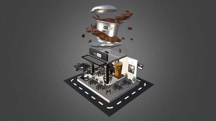 Milano coffee 3D Model