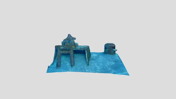 Underwater shrine 3D Model