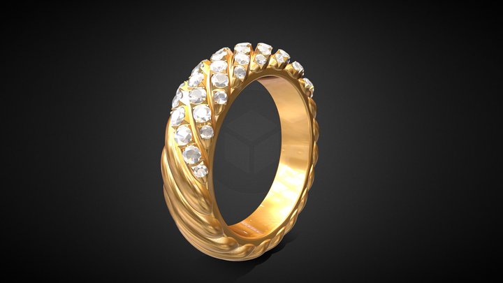 Diamond Ring 3D Model