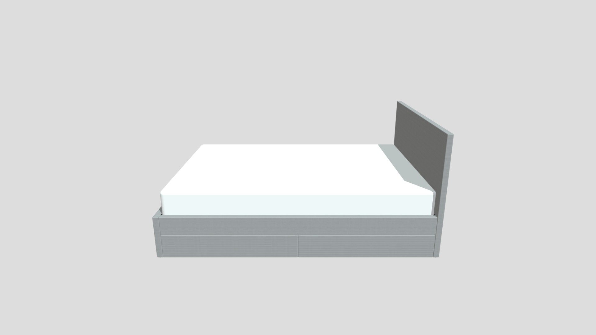 Ikea bed - 3D model by cghar [901fb8a] - Sketchfab