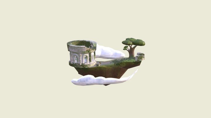 Meditation Diorama 3D Model