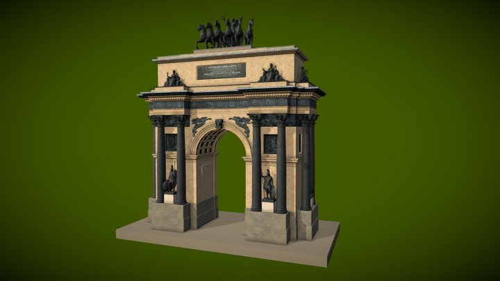 Триумфальная арка 3D Model