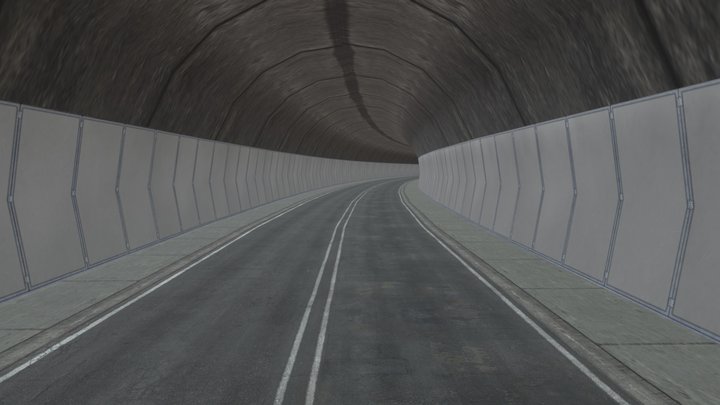 Tunnel Road 3D Model