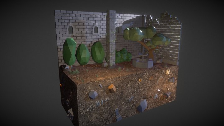 The Garden (From Little Mouse, Big Bones) 3D Model