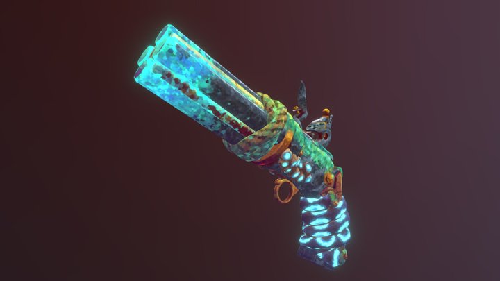 Abyssal Pistol 3D Model