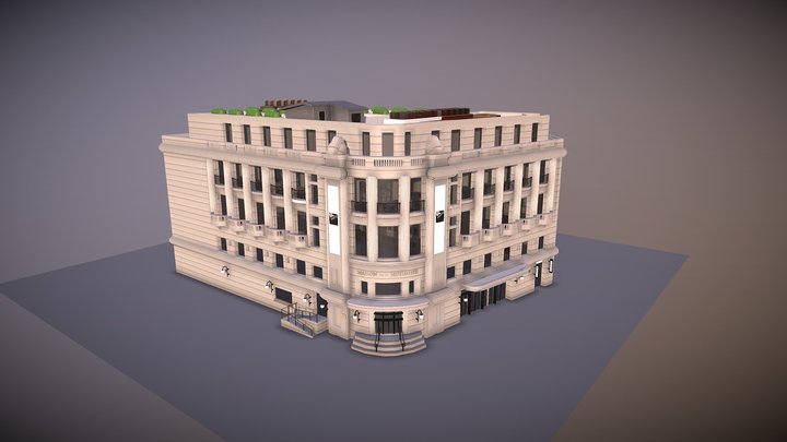 Maison de la Mutualité 3D Model