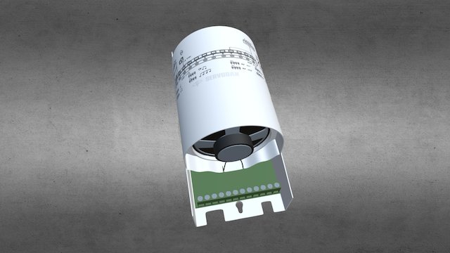 Foto Gong Empfänger 23-450 - Innen 3D Model