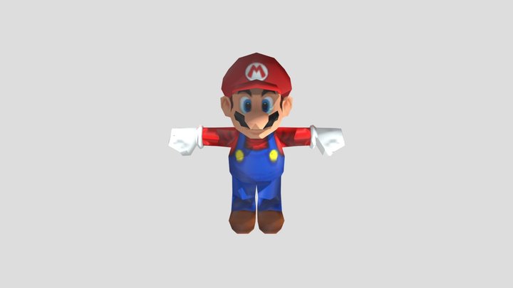 DS DSi - New Super Mario Bros - Mario 3D Model