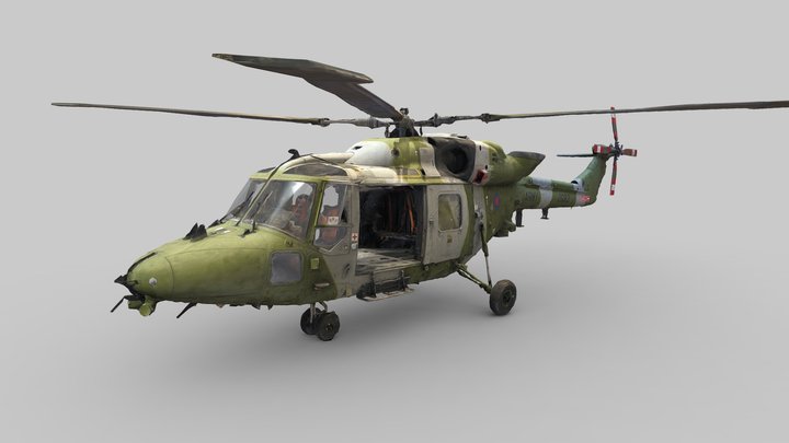 Lynx Helicopter – Kostenloses 3D-Modell STL