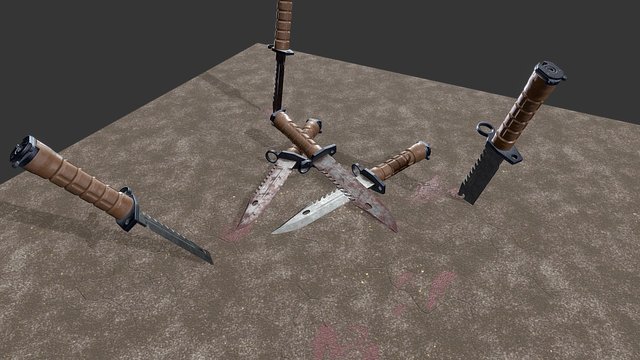 M9 Knife 3D Model