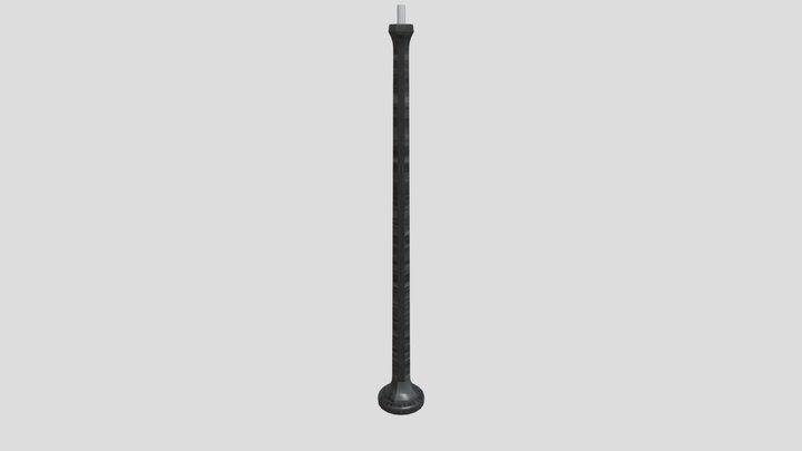 Sacramento Industries Post Top Pole 1 3D Model