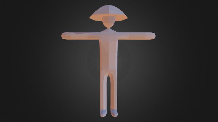 Stick Man 3D Model