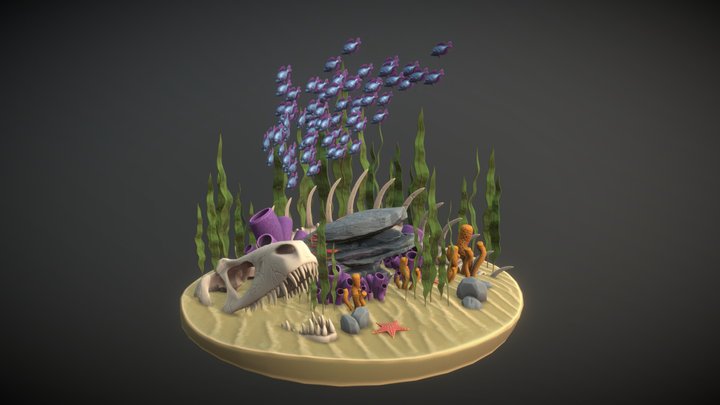 Underwater Environment 3D Model