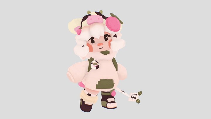 Mootilda (GirrafeTamer) - Art Fight 2025 3D Model