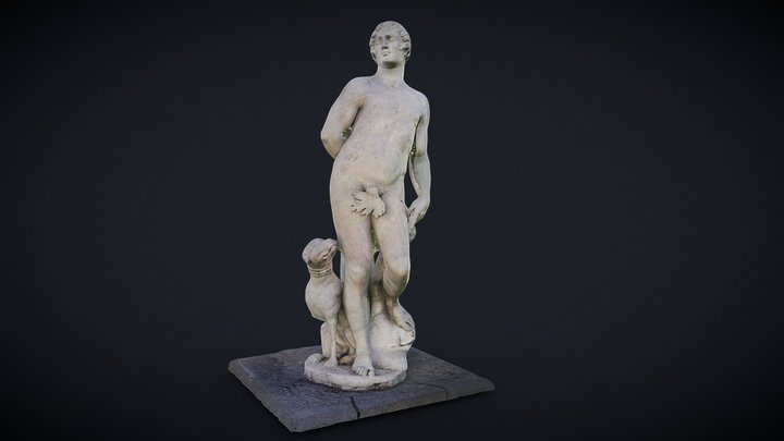 Statua (giardini di Villa Melzi) 3D Model