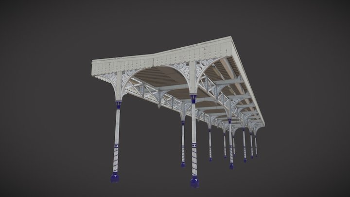 SM Station Southhall Canopy 3D Model