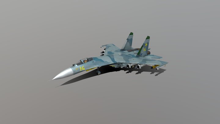 Fighter Jet 3D Model