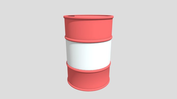 Metal Barrel Racing Sketchfab 3D Model