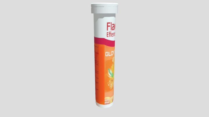 Flavettes Effervescent Glow Tab 3D Model