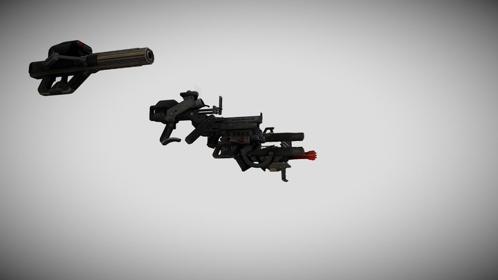 DESTINITY 2 Red Legion Weapons – Free 3D Model STL