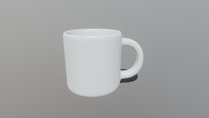 High-Resolution 3D Cup Model (FBX) 3D Model