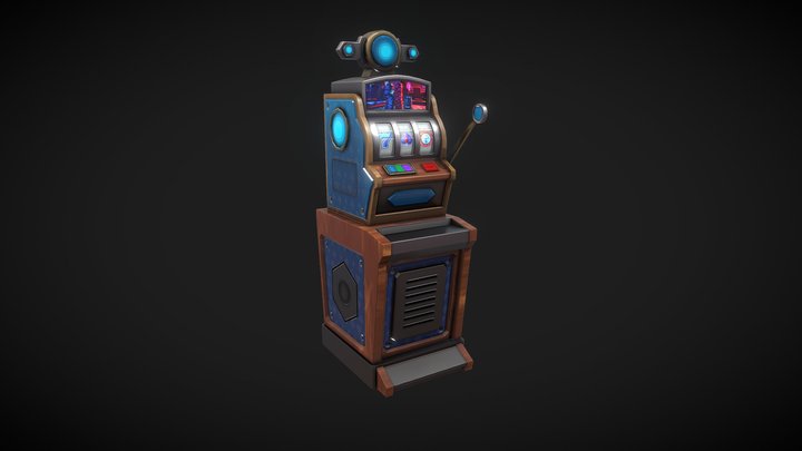 Slot Machine 3D Model