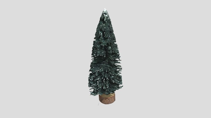 Dark Green Snow Dusted Small Christmas Tree圣诞树 – Kostenloses 3D-Modell STL