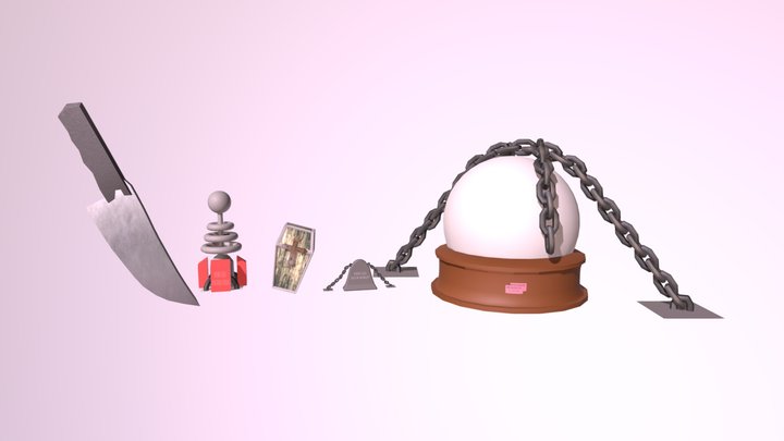 Curiosity Shop Asset Pack 3D Model