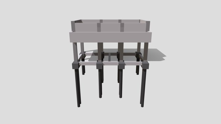 Estrutural Piscina 3D Model
