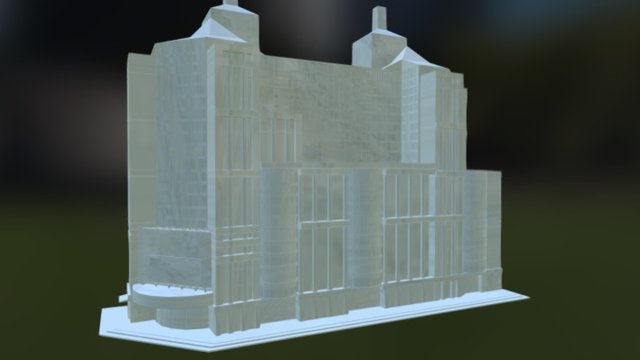 上海建築物-置地廣場 3D Model