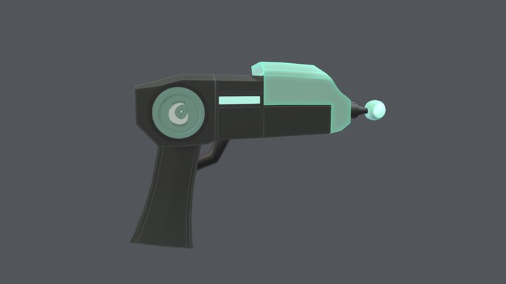Sci-Fi Gun 3D Model