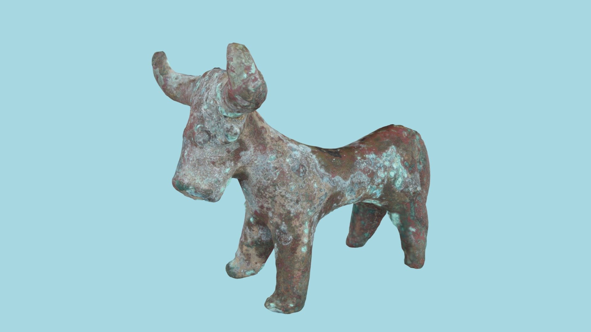 牛（Bull） — Sketchfab embed 3D viewer