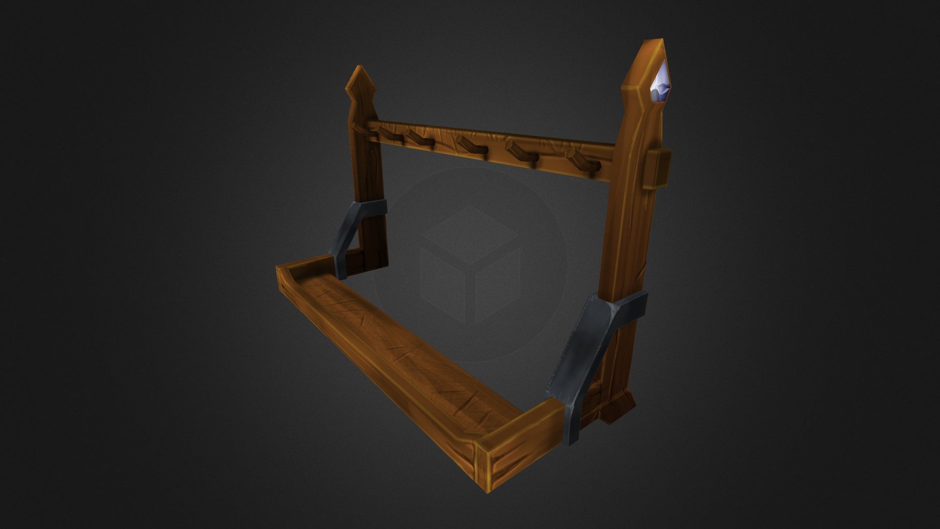 1H Weapon Rack - 3D model by Miikka Rekiaro (@retrodubious) [9034fec ...
