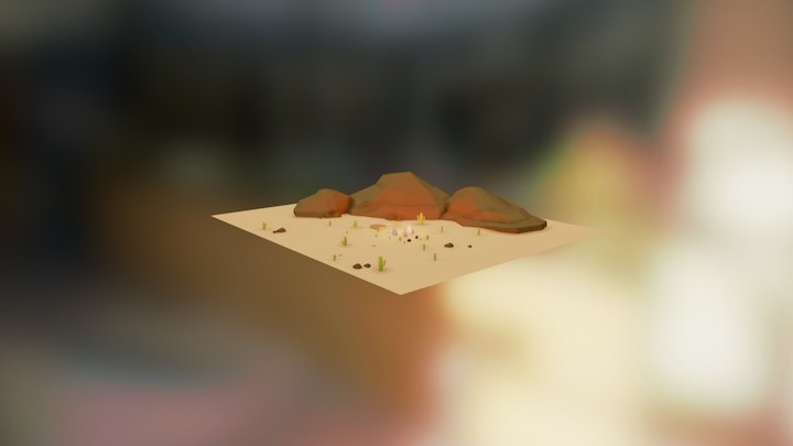 沙漠 3D Model