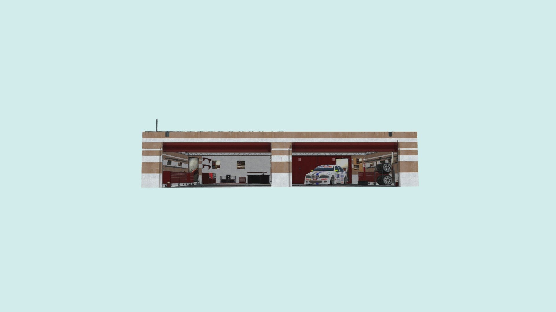 Garage map scene - Download Free 3D model by dfdsfg (@waa.) [9037917
