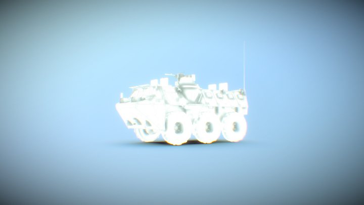 Anoa 6X6 APC 3D Model