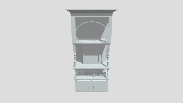 Bar_Cabinet_GEO 3D Model