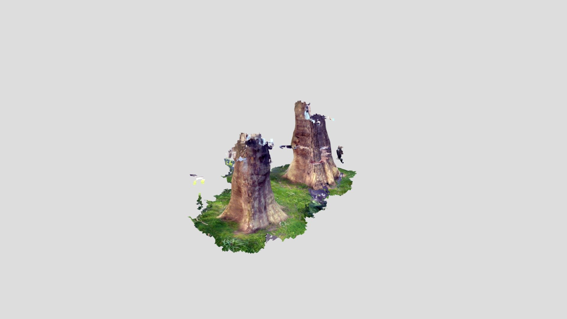 tree trunks — Sketchfab embed 3D viewer