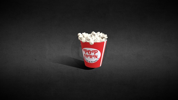 Popcorn 3D Model
