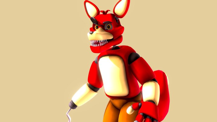 Foxy Remade Low Edition TEST 3D Model